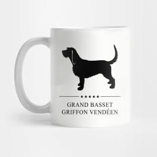 Grand Basset Griffon Vendeen Black Silhouette Mug